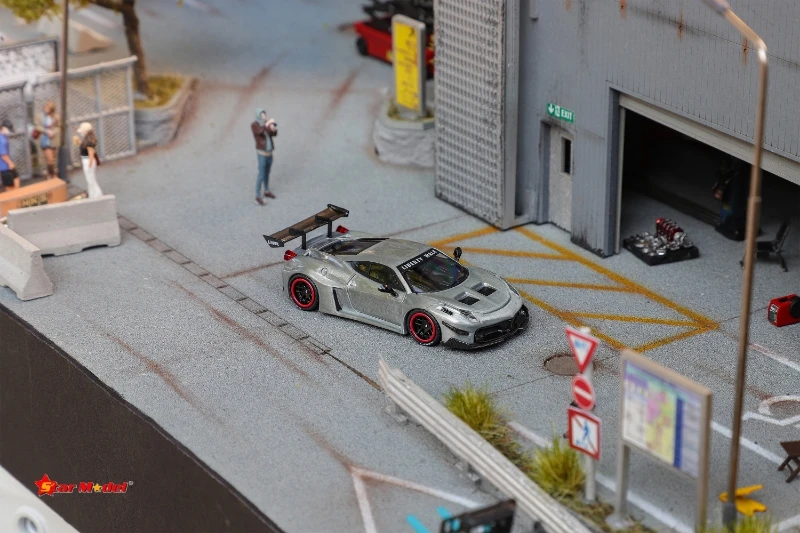 

Star Model 1:64 LB-Silhouette Works 458 GT Raw Special limited399 Diecast Collector's Vehicle Model Car