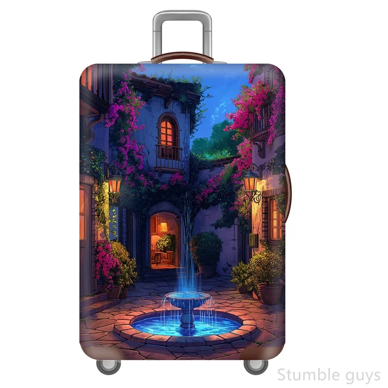 

Premium Elastic Luggage Protective Cover Dustproof Scratch-Resistant Suitcase Sleeve Sturdy Travel Accessory All Trips Luggage