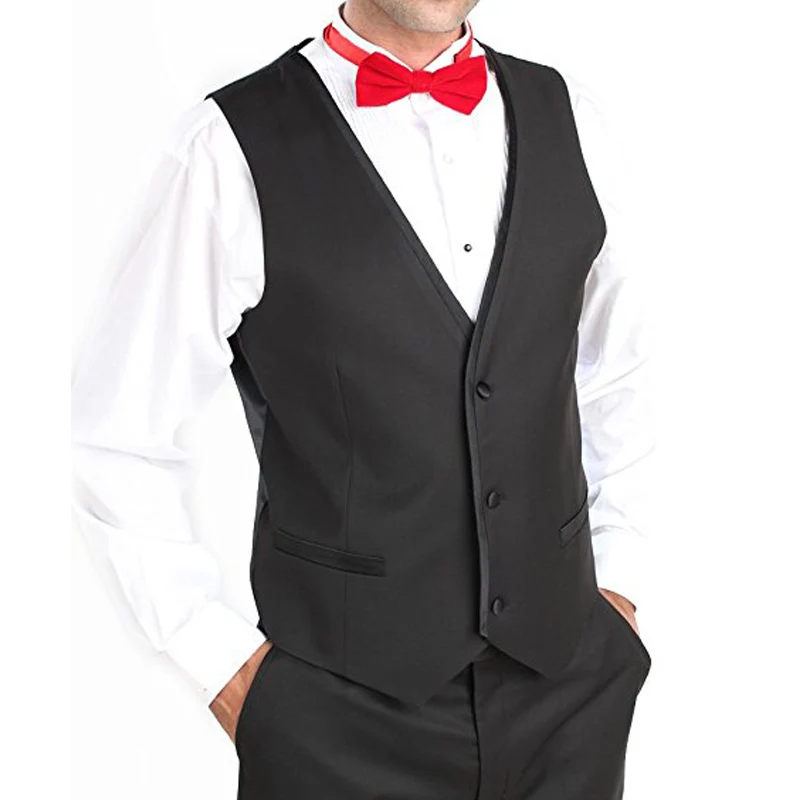 Drak gray Wedding Groom Tuxedos 3 Piece Notched Lapel Two Button Custom Made Business Party Men Suit (Jacket+Pants+vest)