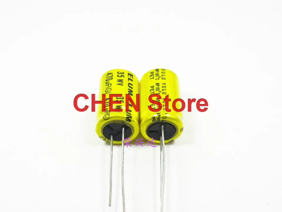 20PCS ELUM NP 16V 35V 50V 100V 2.2UF 3.3UF 4.7UF 6.8UF 22UF 100UF 330UF 50V22UF NP Bipolar Audio Electrolytic Capacitor 22UF50V