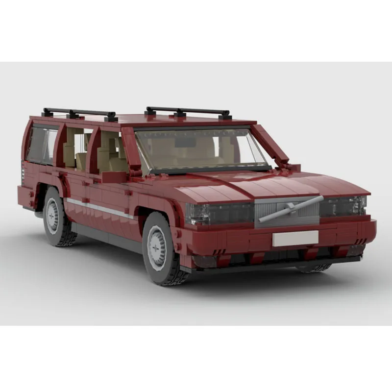 

MOC-195079 Building Blocks 960 Station Wagon Car 1730-Piece Model Ornament Children's Birthday Christmas New Year Gift Toy