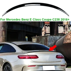 Divisor de puerta trasera para coche, alerones de labio para Mercedes Benz Clase E Coupe C238 2016 +, embellecedor de alerón de maletero