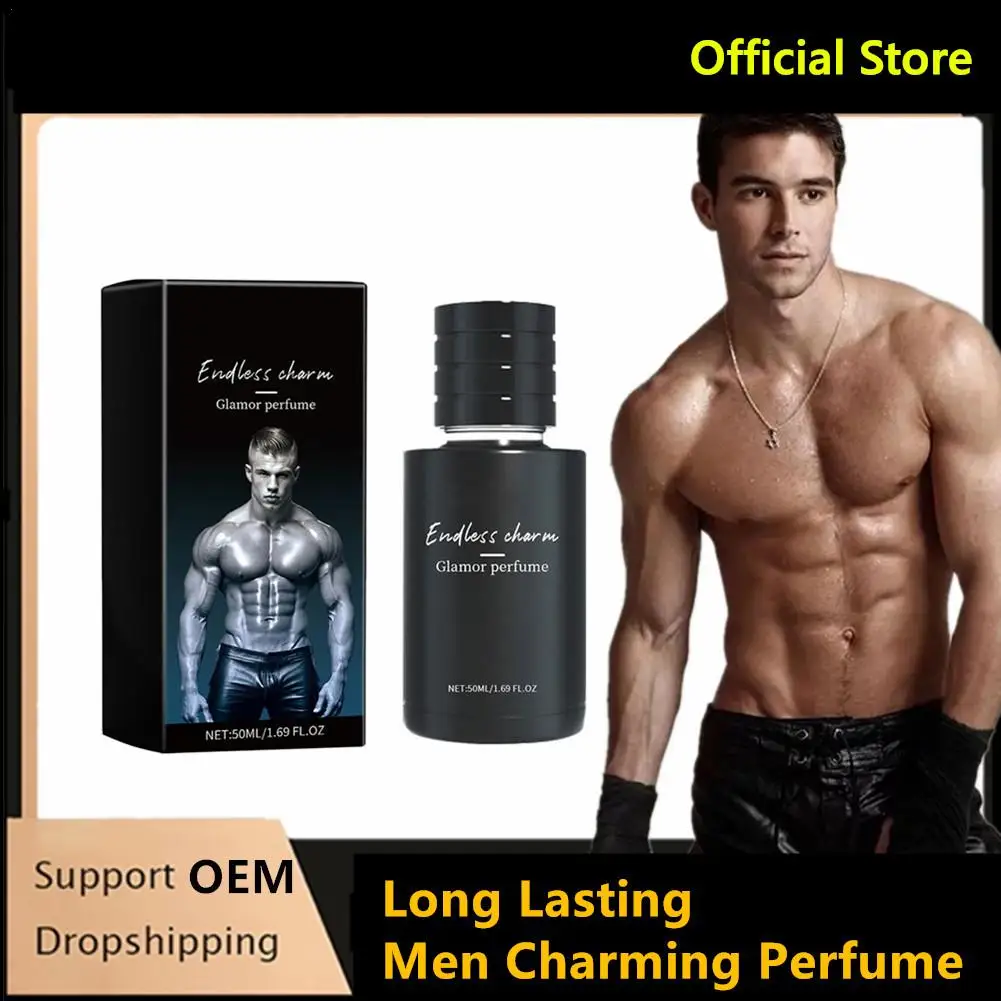 50ml cupido charme toilette para homem, perfume de longa duração, fragrâncias de colônia de hipnose aromas aprimorados perfume de feromônio