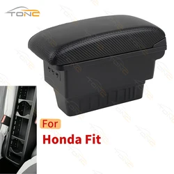 For Honda Fit armrest box 2020 2021 2022 For Fit HEV elbow rest integrated armrest of central console storage box with usb