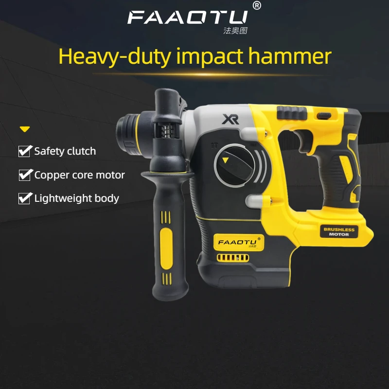 FAAOTU 273 Brushless Rotary Hammer Drill, 20V Power, Same Tough Reliability&Performance as DW Suitable for DW battery NO battery
