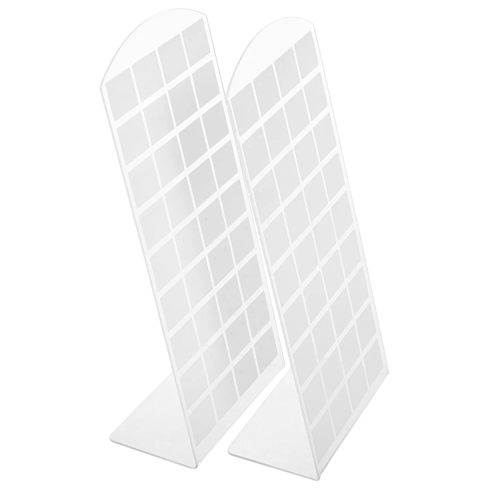 

2Pcs Earring Display Stand Easy Organization Sleek Design for Retail Countertops and Trade Shows Earring Holders for Selling