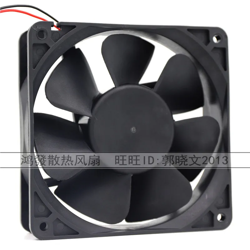 INNOVATIVE F2E-120B-024 DC 24V 0.3A 120x120x38mm 2-Wire Server Cooling Fan