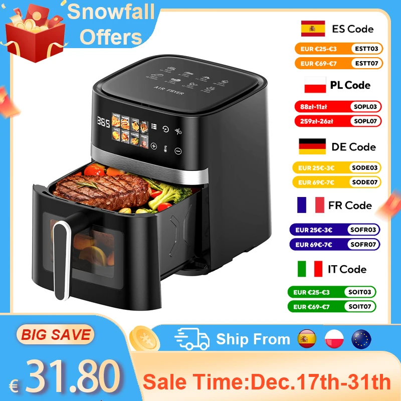 : Légkeveréses fritőzök