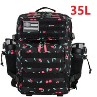 35L Tactical Backpack for Women Men Molle Outdoor Travel Camping Hiking Bag Sports Weekend Athlete Gym Rucksack Dual Cup Holders