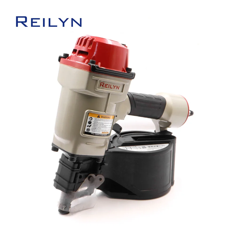 Reilyn Pallet Making Coil Nailer MCN70 Industrial Pneumatic Nail Gun 50-70 mm Roll Nails for Framing Roofing Fencing Panels