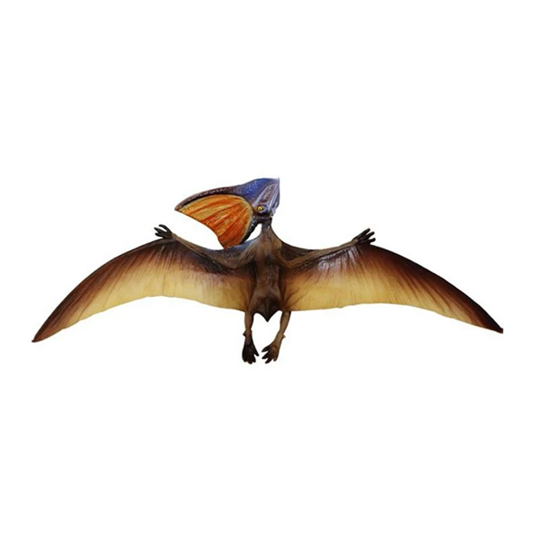 2 Pcs Plastic Dinosaur Pterosaur Figure Toy Model Toys Kids Children Boys Gifts 22.5X9cm & 20X8.5X9.4Cm