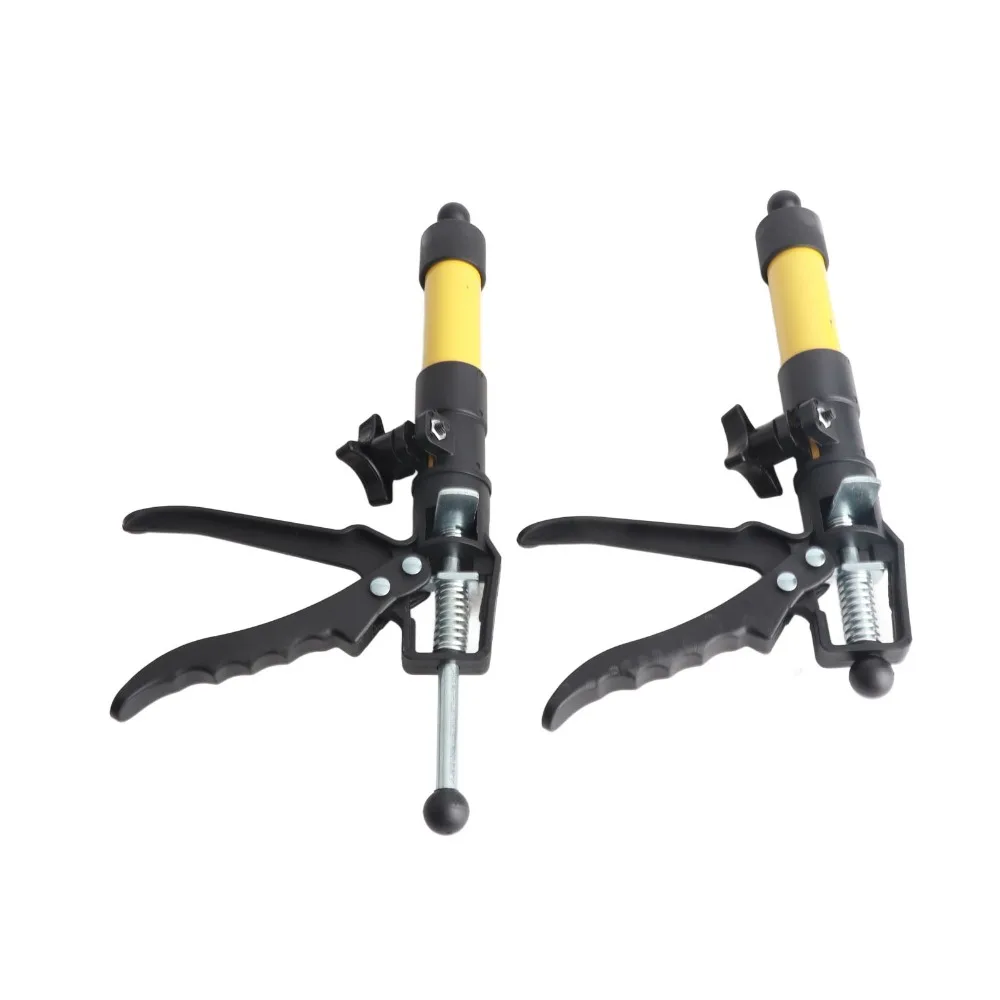 2pcs Heavy Duty Alloy Steel Cabinet Jack Yellow Telescopic Adjustable Adjustable Support Rod Support Pole Installing Cabinets