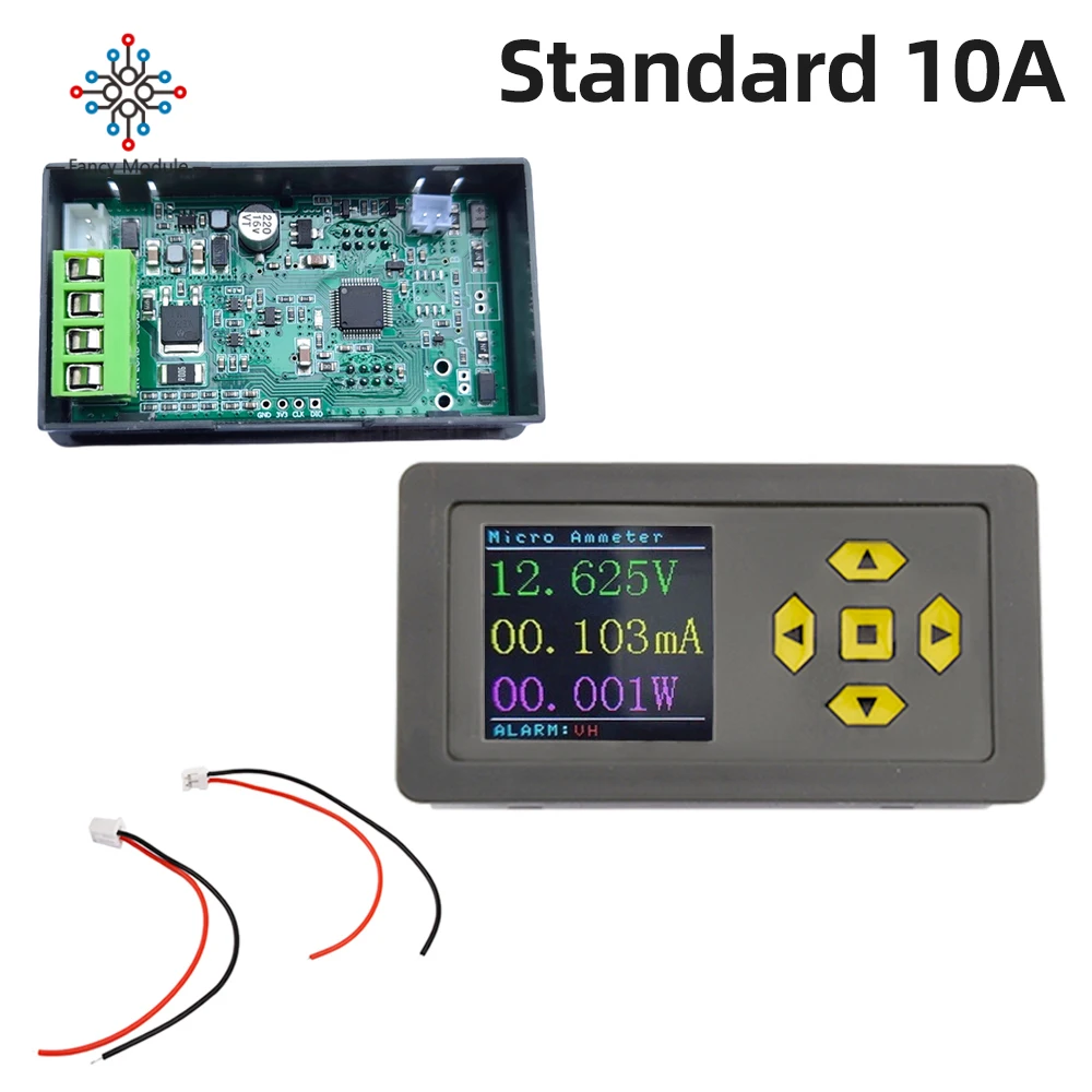 RS485 DC 7-24V Power Meter Voltage Meters Amp Volt Meter LCD Display Multimeter Voltage Current Energy Monitor Voltmeter Ammeter