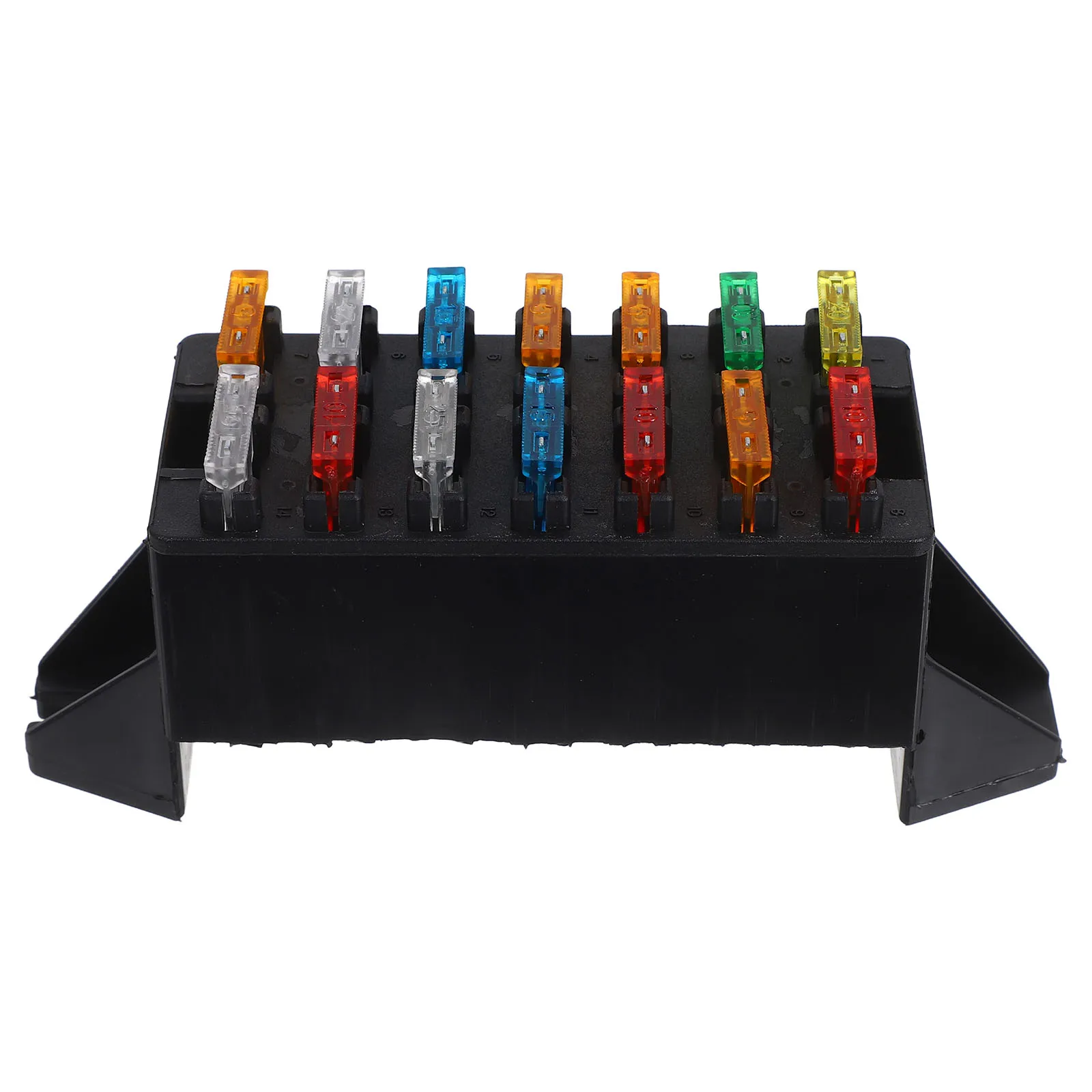 

Fuse Box Modification Seat Auto Block Car Kit Wire Accessories Holder Double Row