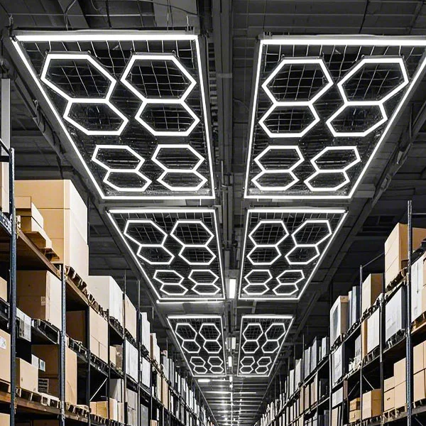 

Indoor Lighting Hexagon LED Honeycomb Light Ac85v 265v 568w 68610lm Plastic Shell Hexagon Work Lights