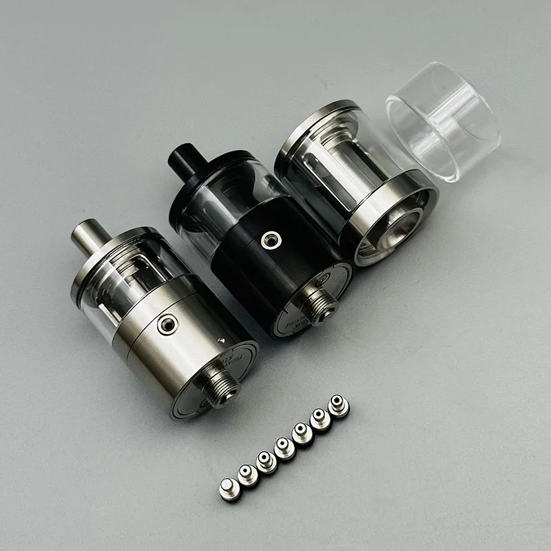 

Vape Style Picatiny MTL RTA, диаметр 22 мм, 316ss + стекло, 3 мл, с 0,8/0,9/1,0/1,4 мм/блокированными штифтами, восстанавливаемый бак, распылитель для вейпа
