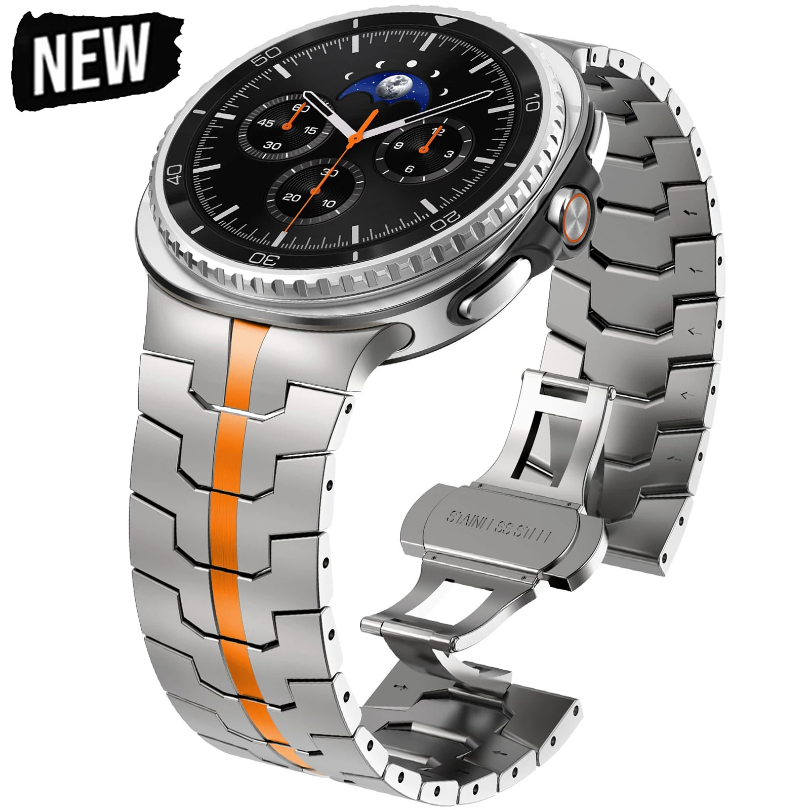 

Stainless Steels Strap for Samsung Galaxy Watch 8 40 44mm Ultra2 Wristband Luxury Bracelet for Galaxy Watch8 Classic Accessories