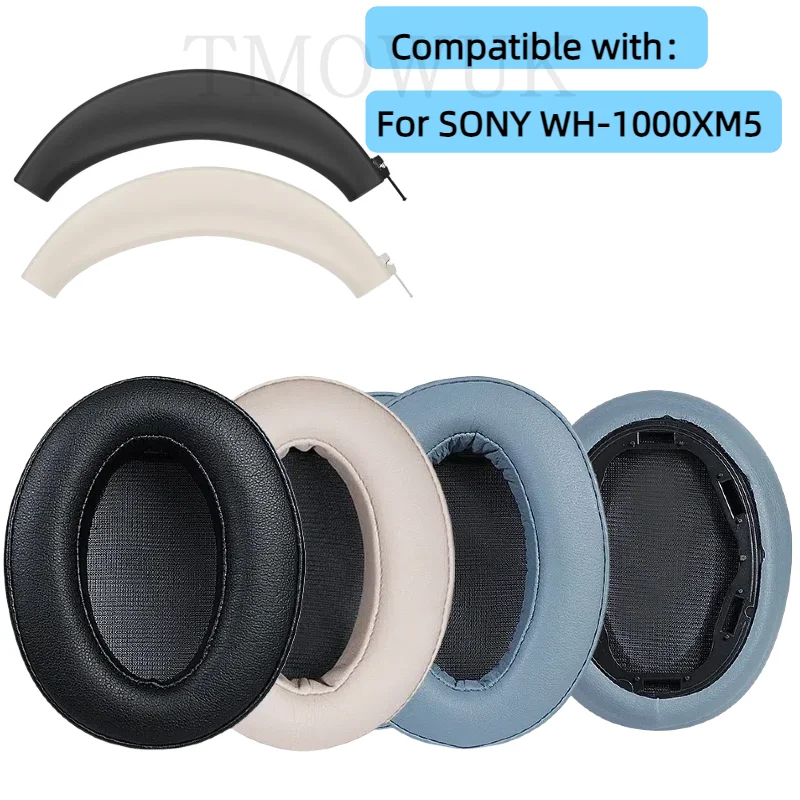Replacement Headphone Earpads Suitable For Sony-WH H910N Headphone Leather Earmuff Ear Cover With Buckle