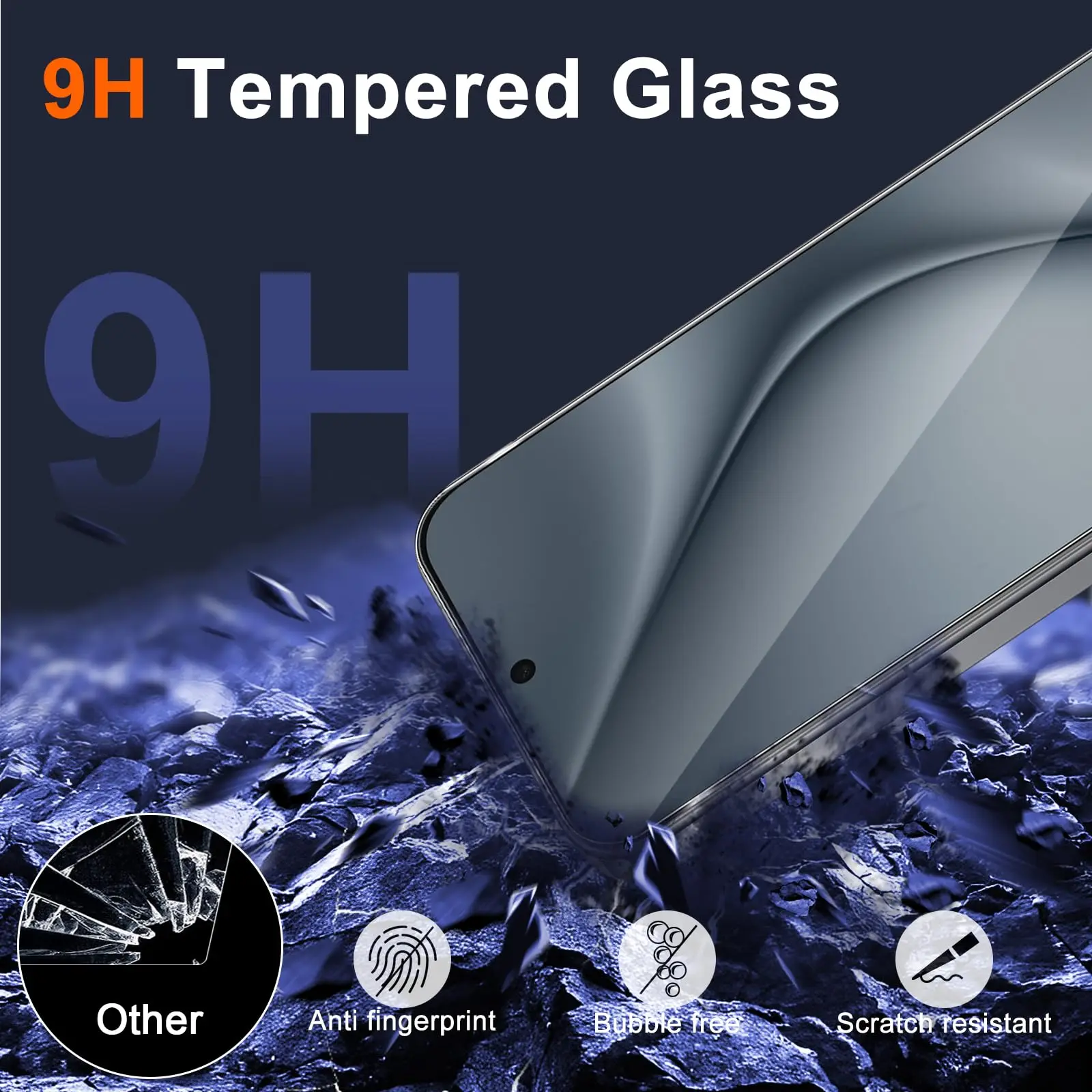 Screen Protector For Huawei Pura 70 6.6 inch Tempered Glass HD Crystal  Mica 9H Anti Scratch Case Friendly High Aluminum