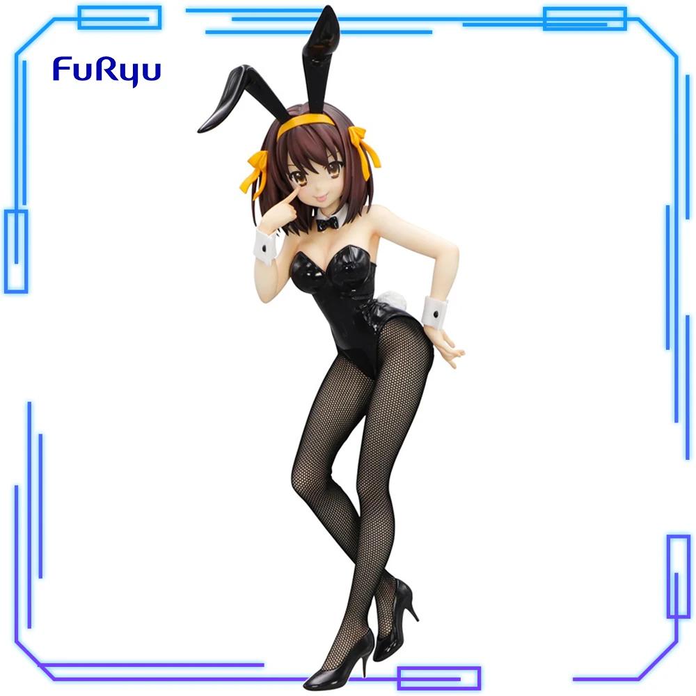 

В наличии FuRyu оригинальная фигурка Suzumiya Haruhi-chan No Yuuutsu BiCute Bunnies Suzumiya Haruhi 26,5 см, модель игрушки, фигурки