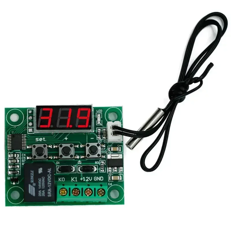 Controlador de temperatura de alta precisión con pantalla digital, microinterruptor de control de temperatura XH - W1209