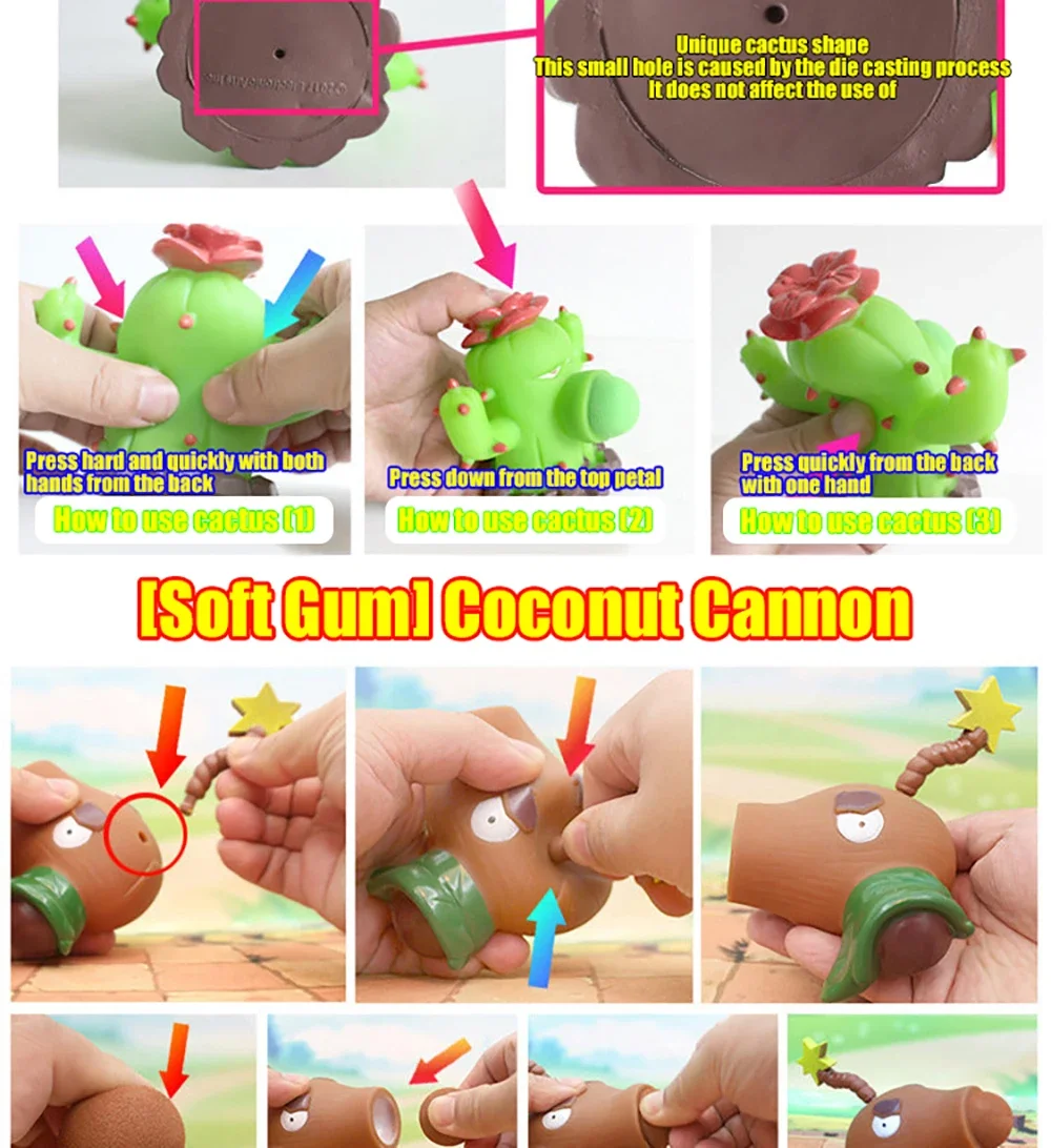 PLANTS VS ZOMBIES PVZ Pea Shooter Boss Actionfigur Modell Spielzeug Puppen Schießen Dave Allstar Spielzeug Kinder Geschenke für Jungen – Detail 17