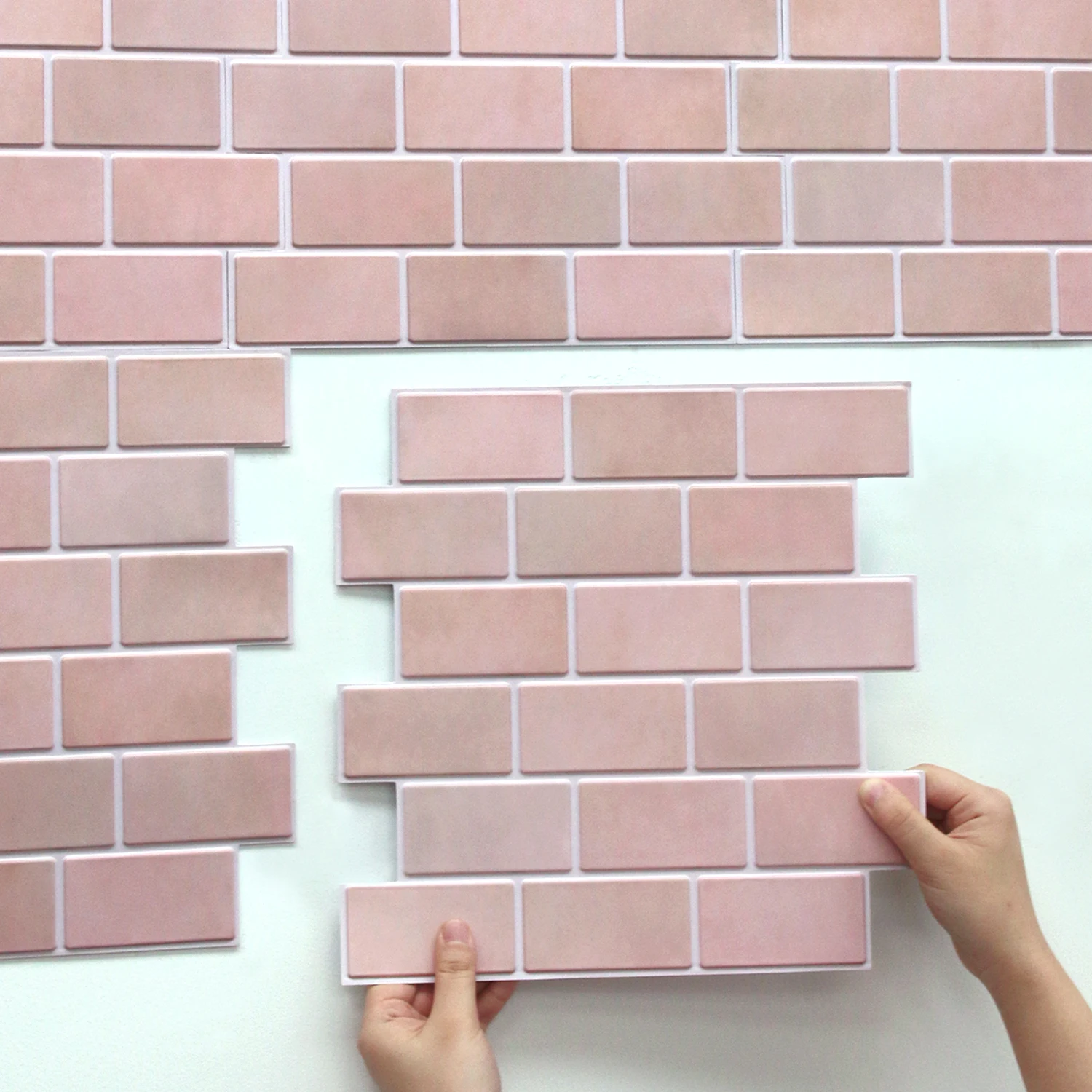 1/10PCS Self-adhesive PVC 3D Wall Panel, 30 x 30 cm, Cuttable, Easy to Install, For Living Room, Interior Decoration