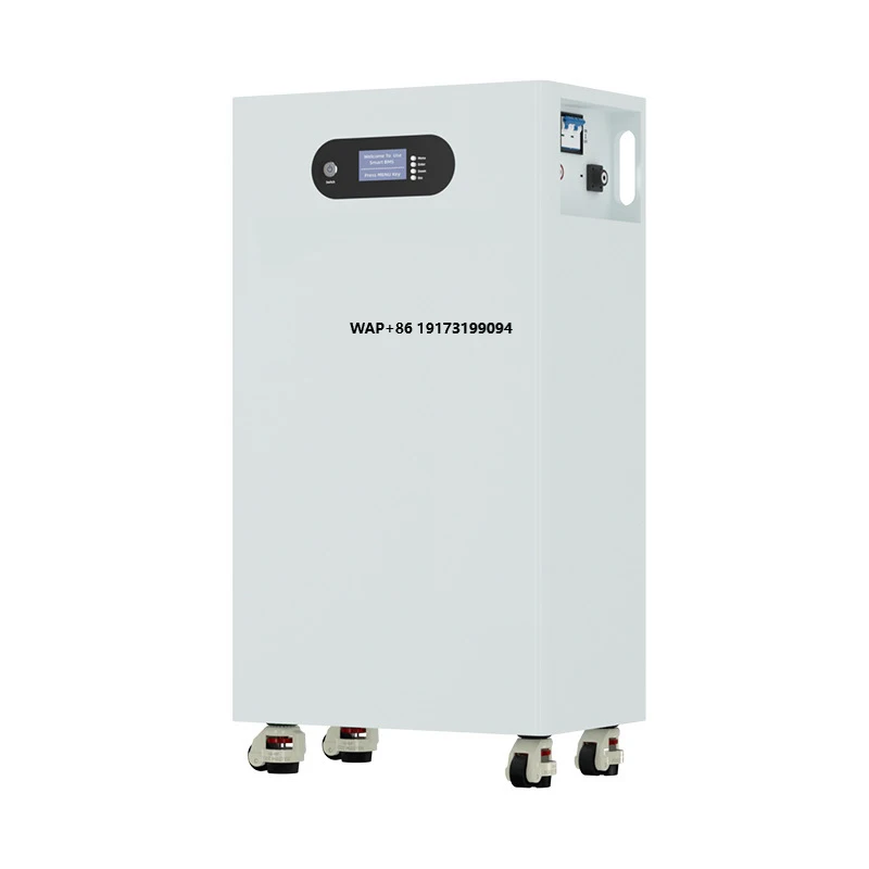 51.2V 15KWh 20KWh 30KWh LiFePO4 Lithium Solar Battery 280Ah 300Ah Split Stackable Lithium Ion Battery Pack Home Energy Storage
