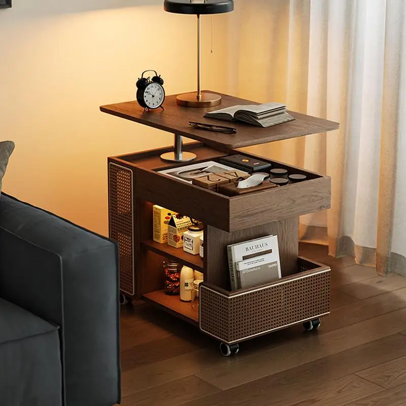 

Walnut Elevator Coffee Table Design Vintage Wooden Modern Salon Coffee Table Small Nordic Unique Muebles De Sala Home Furniture