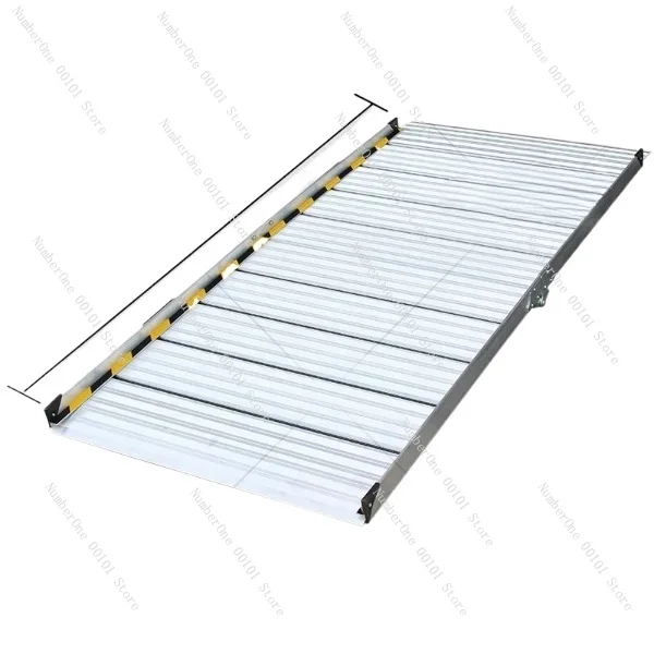 Elderly wheelchair up and down steps Aluminum alloy ramp plate Stair ramp Barrier-free unloading aid Folding pad