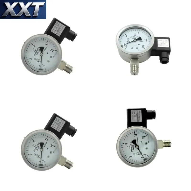 Манометр XXT 100 мм из нержавеющей стали 1/2NPT с циферблатом и выходом 4-20 мА
