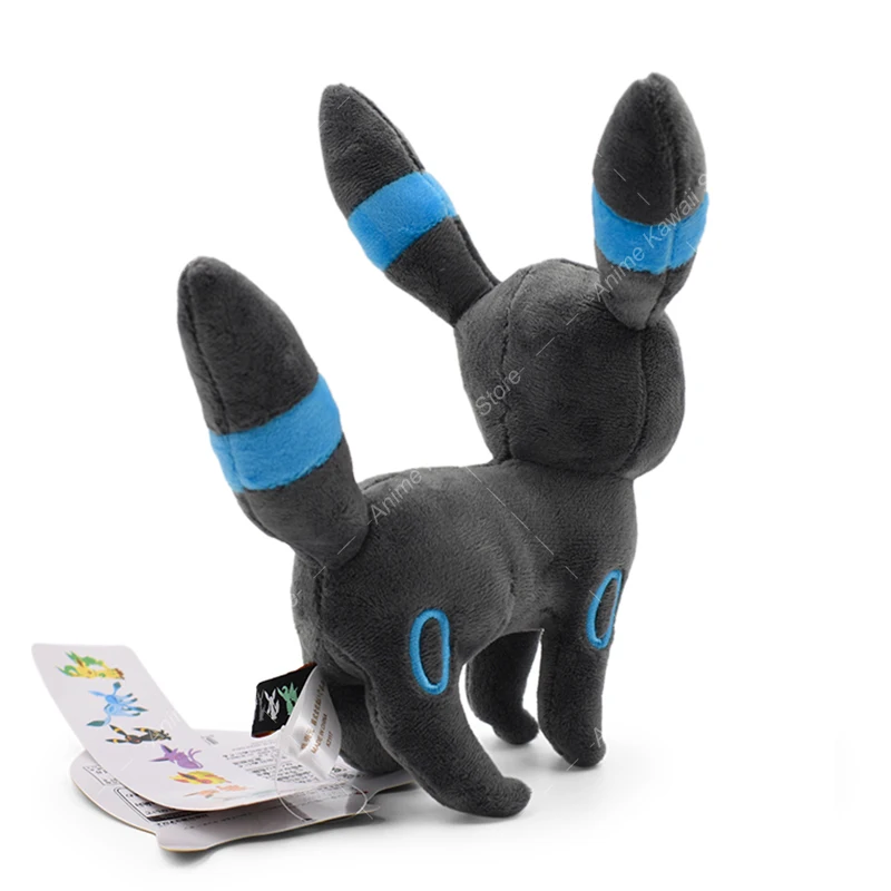 Shiny Umbreon Stuffed Toy Pokemon Plush Toys Kawaii Eeveelution Umbreon Peluche Cartoon Animal Dolls