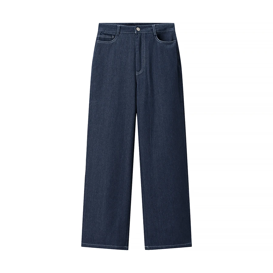 Frauen Straße Denim Weste Hosen Sets Weibliche Dünne Quadrat Kragen Ärmellose Einreiher Tops Oder Hohe Taille Jeans Lange Hosen