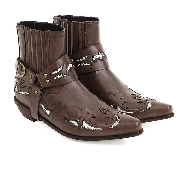 

Ethnic Women's Shoes Big Size 46 Vintage Embroidered Thread Ankle Boots