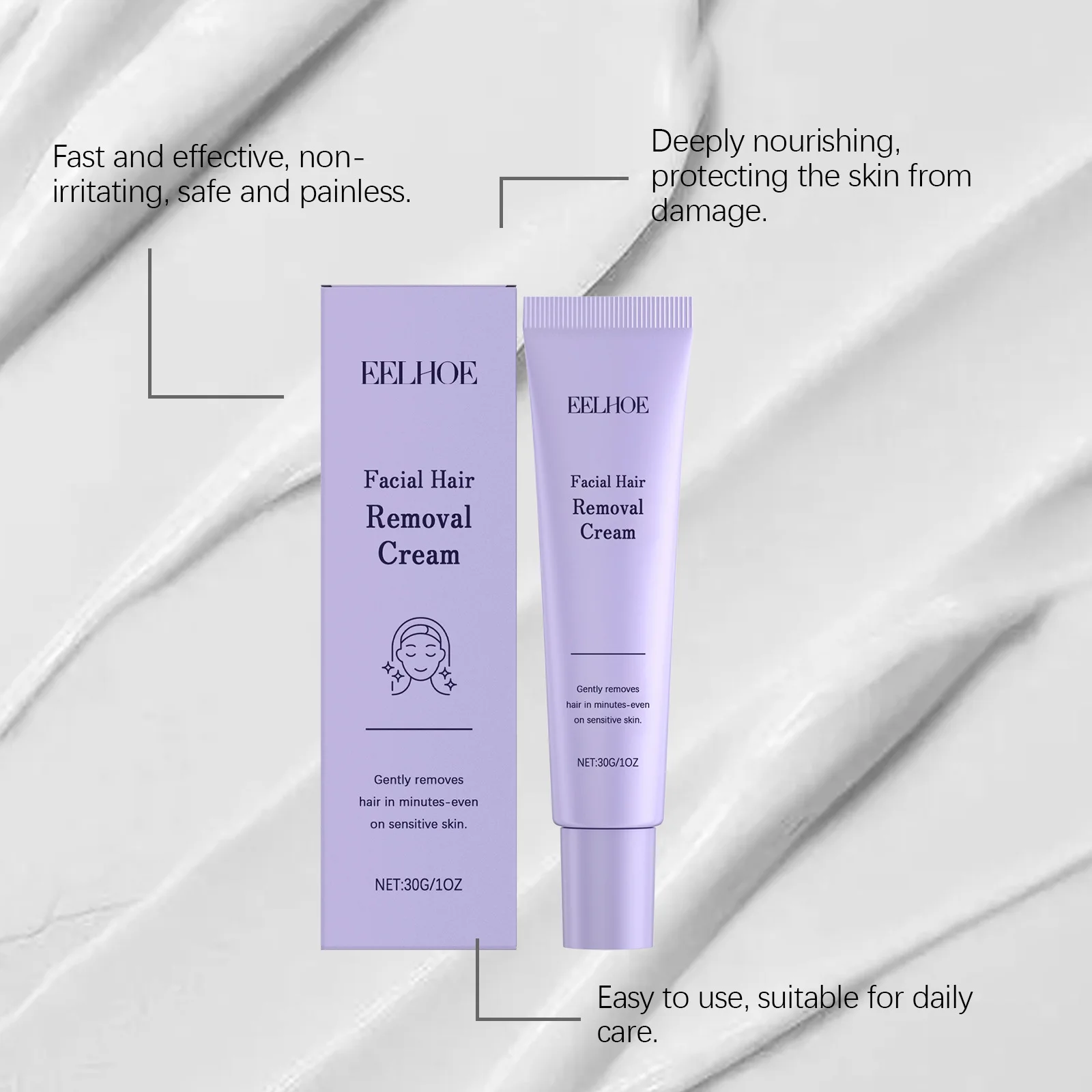 Eelhoe Centella Facial Hair Removal Cream Intimate Areas Health Private Part Care Growth Inhibitor Underarm Hair Remove Creams