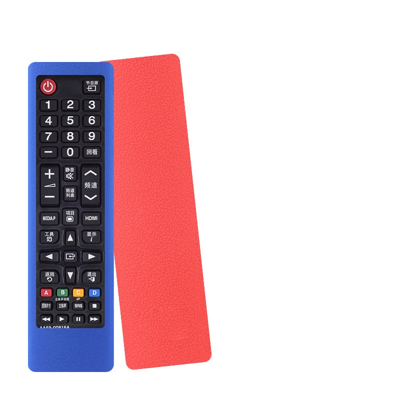 Para samsung caso tv aa59-00816a 00813a 00611a 752a caso de controle uma distância de controle de proteção remota de transporte de silício
