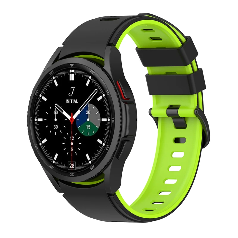 Silicone Band for Samsung Galaxy Watch 5 Pro strap 45mm For Galaxy Watch 5 4 Classic 44mm 40mm 42mm 46mm SM-R880 SM-R890 SM-R860