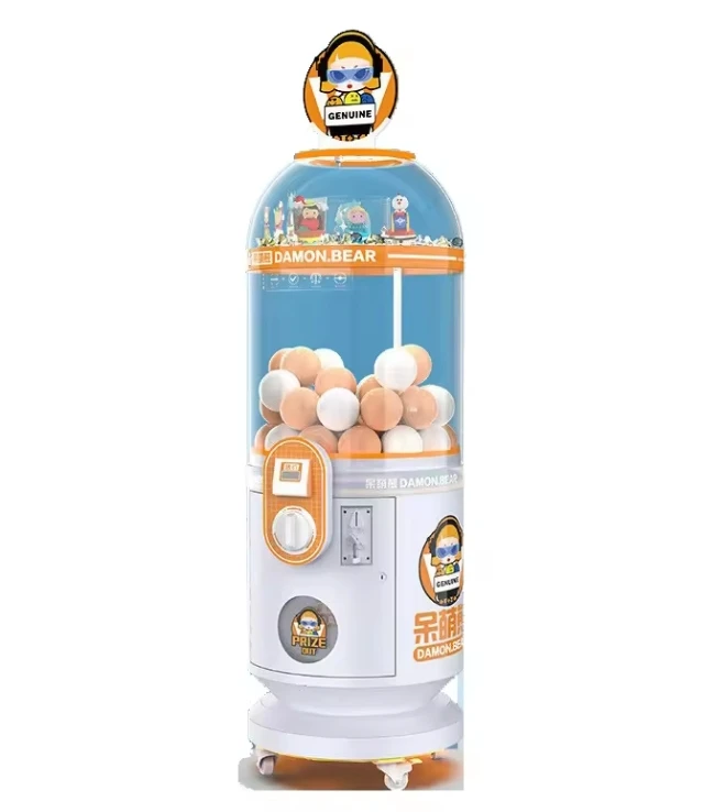 Coin Operated Customized Mini Kids Toy Capsule Egg Twister Vending Machine 110/220V Multi-Player