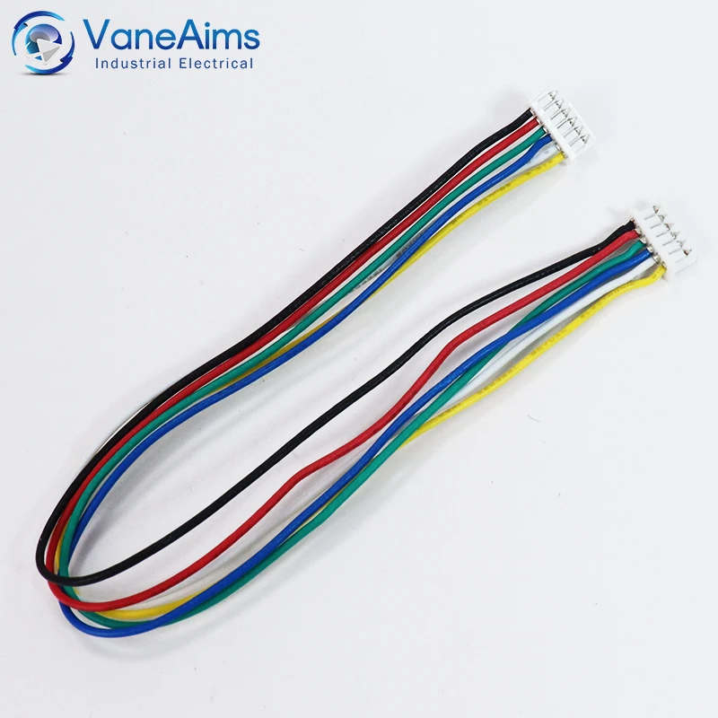 1/5/10Pcs 1.25-6y Double Head Wire Cable Connector 1.25mm Pitch 6 Pin Connector with Same Plugins for PCB DIY Soldering Project