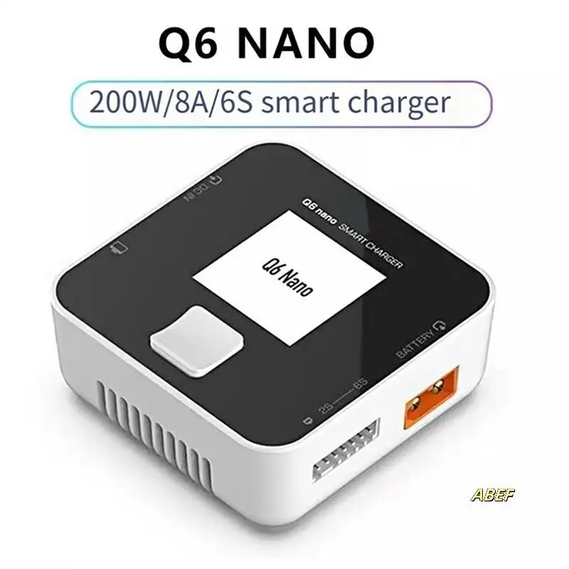 شاحن ذكي IPS LCD معزز Q6 Nano Battgo 200W 8A لبطاريات ليثيوم متعددة