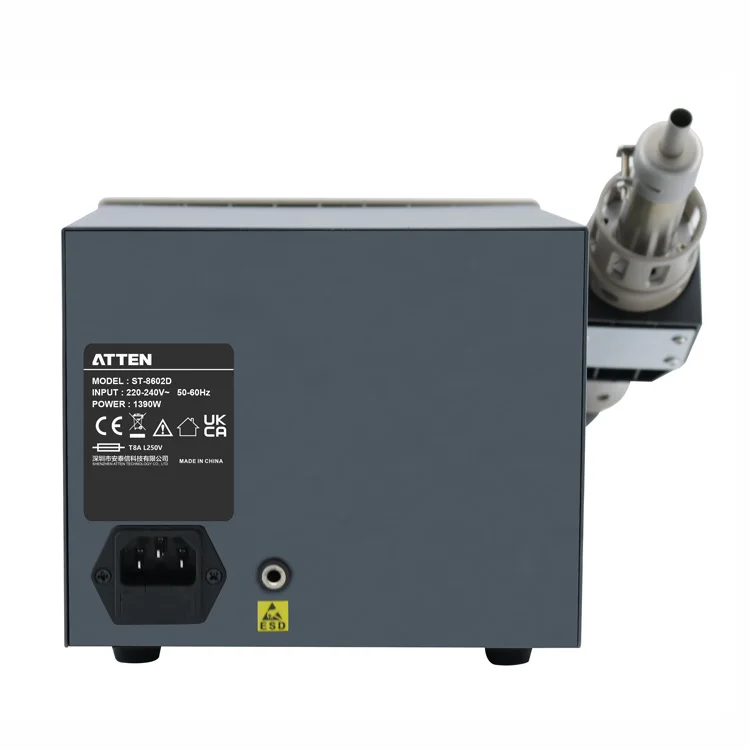 ATTEN ST-8602D 2 in 1 Digital display soldering station Hot air gun Electric soldering iron BGA PCB desoldering Welding station