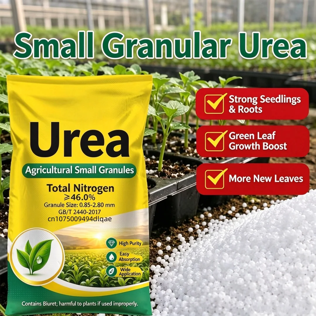 Urea N46% Carbamide Agricultural Nitrogen Fertilizer Plant Nitrogen Nutrient Supplement For Crops & Garden Planting