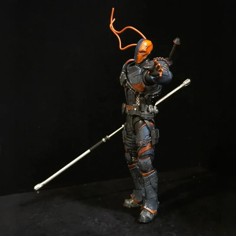 Deathstroke Arkham Knight 1/12 Scale Action Figure - High Articulation Collectible Toy Model DC002 by LPZZ Gift for Collectors