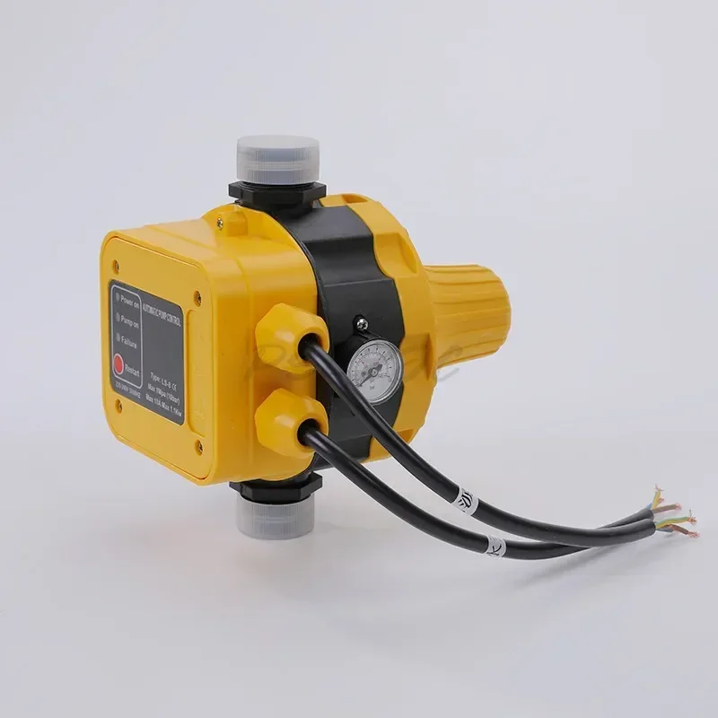 Yellow Water Pump Electronic Water Flow Pressure Switch Automatic Water Tower Liquid Level Controller
