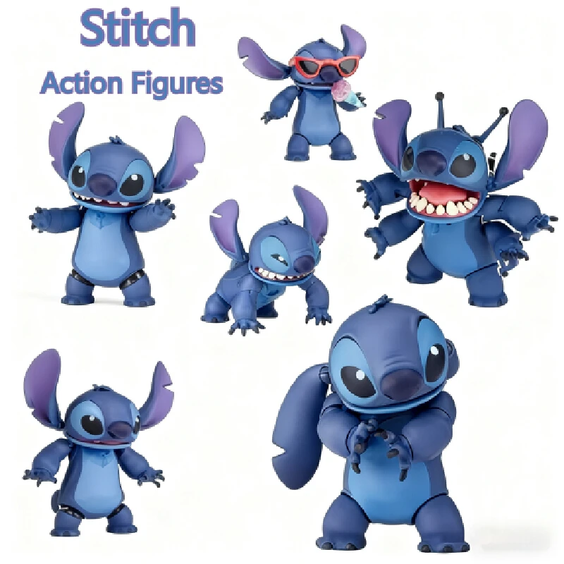 Figuras de Acción de Anime Lilo & Stitch, Experimento No. 626, Modelo de Dibujos Animados Articulado para Ensamblar, Muñeco Decorativo para Oficina y Escritorio