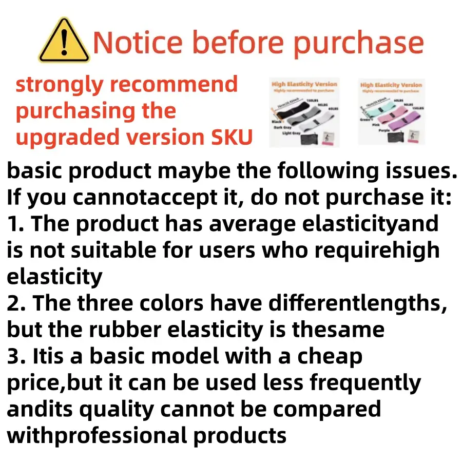 Basic Fabric Resistance Hip Booty Bands Glute Thigh Elastic Workout Bands Squat Circle Stretch Fitness Strips Loops Yoga Gym - 2