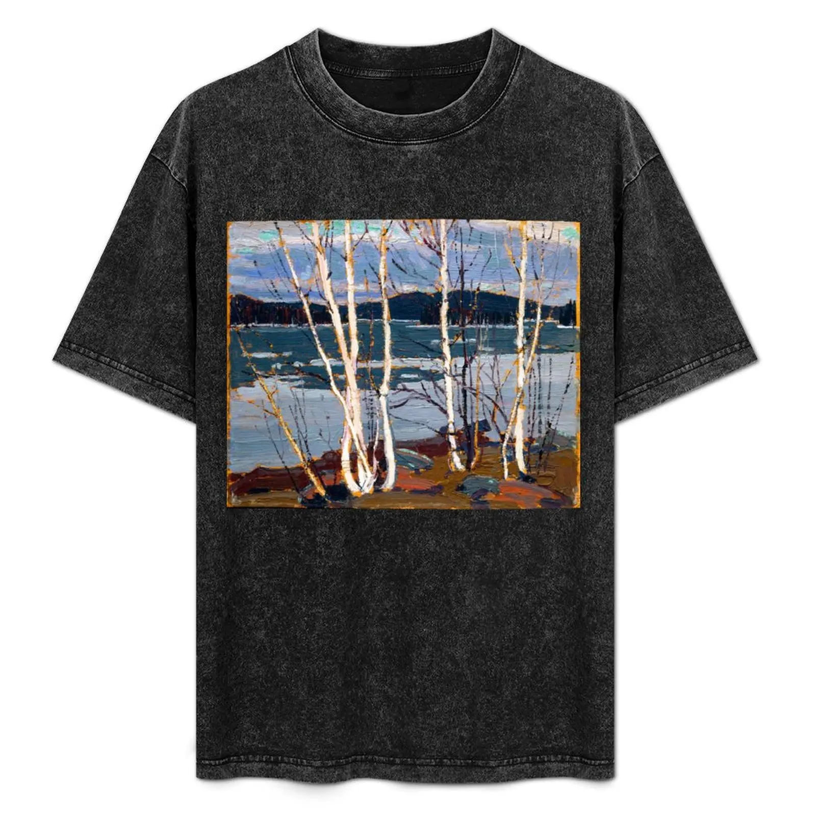 

Tom Thomson - Spring in Algonquin Park T-Shirt Basic Tee Shirt for Everyday Outfit
