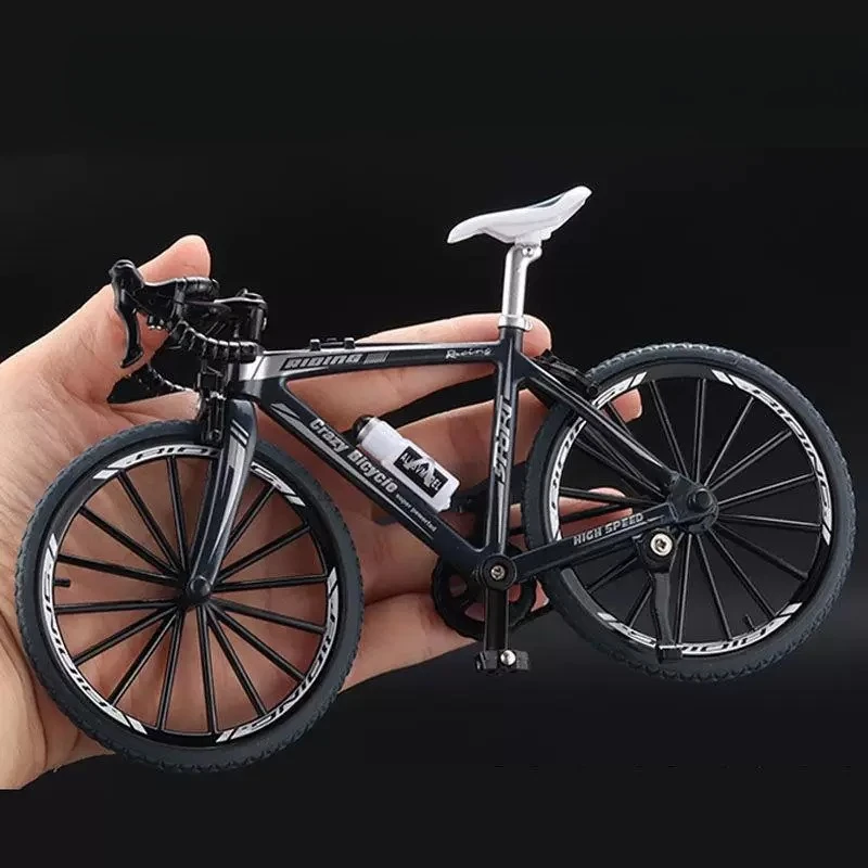RC Crawler Custom Color Alloy Mountain Bike Simulation Model Decor Parts for 1/8 Scale MK07 YK TRX4 CrossRC Accessories