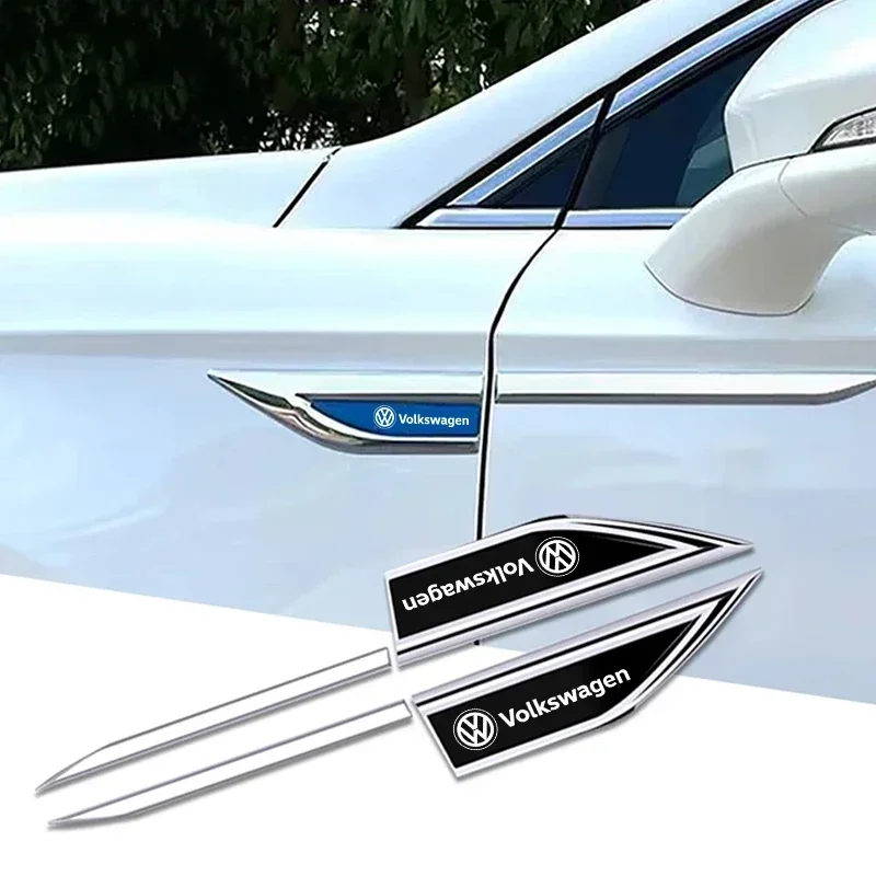 

Car Metal Mudguard Sticker Auto Body Styling Accessories For VW GTI Jetta Golf Touran Tiguan Transporter Passat Scirocco T5 Polo