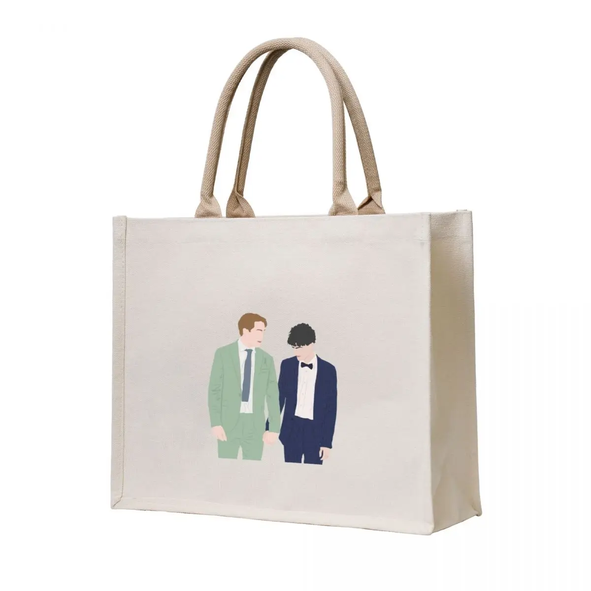 Nick and Charlie at the prom heartstopper Tote Bag Reusable bags tote bag woman shopping bag Big